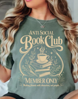 Anti Social Book Club Tee