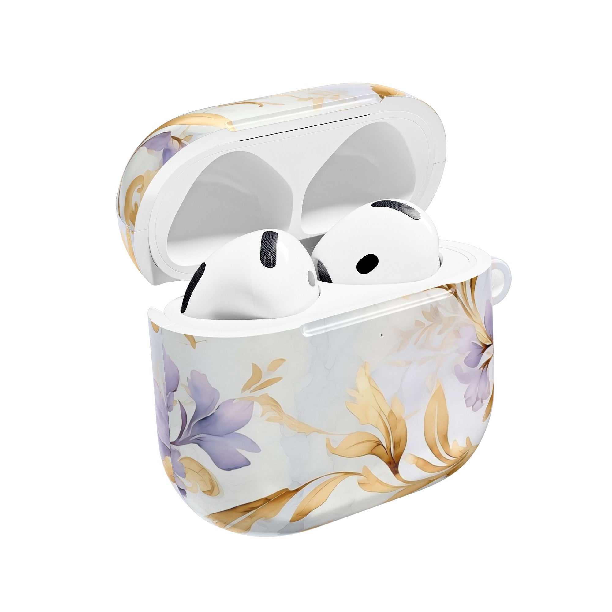AirPod Case — Purple Floral Regency