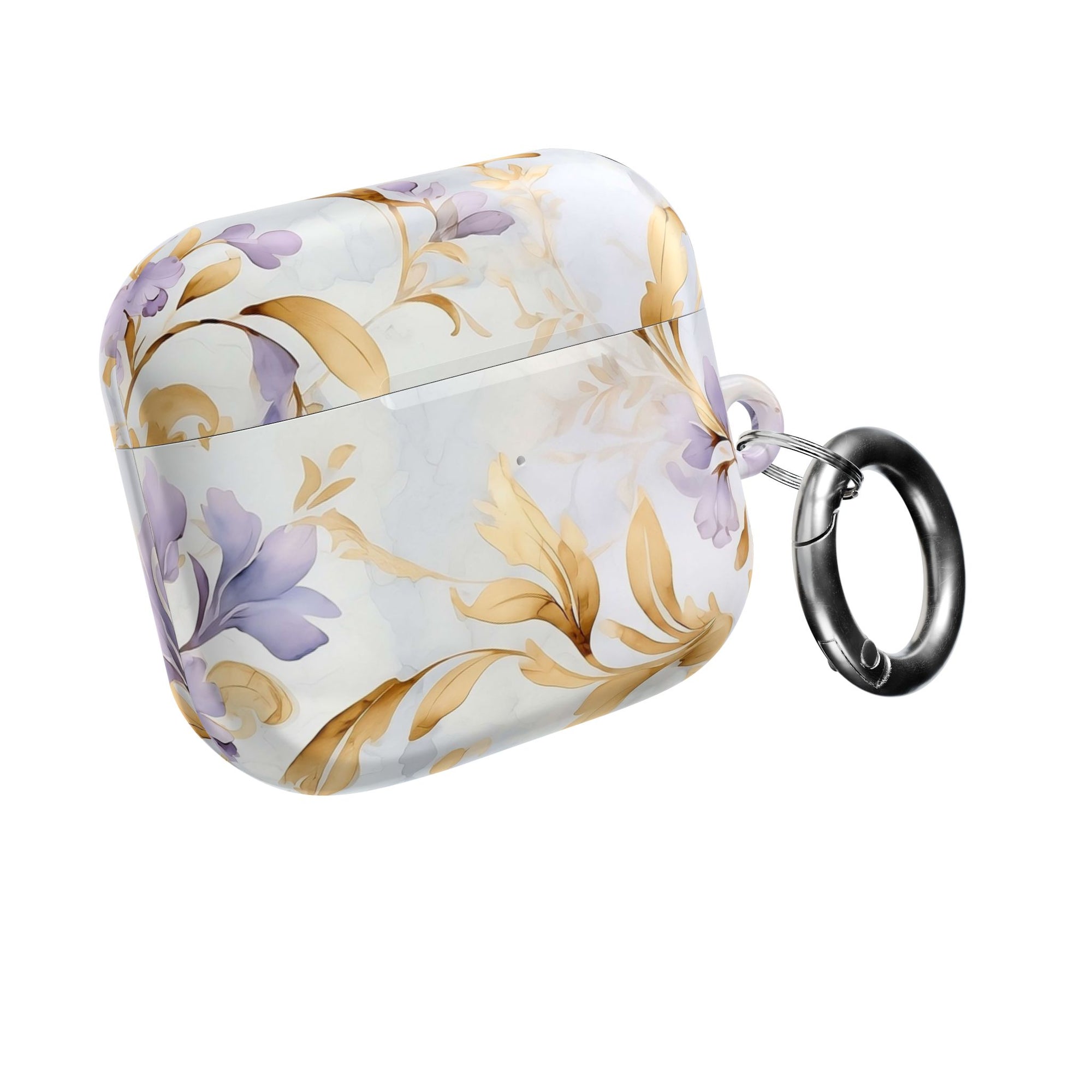 AirPod Case — Purple Floral Regency