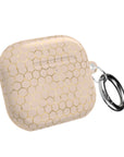AirPod Case — Golden Honeycomb