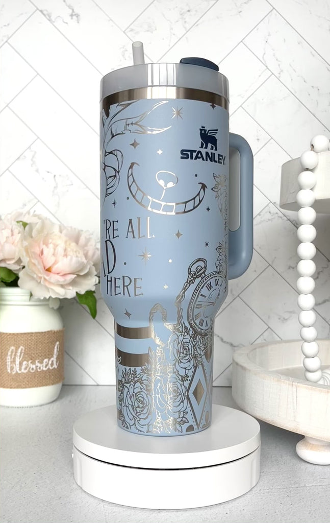 Alice In Wonderland Insulated Tumbler with Wrap